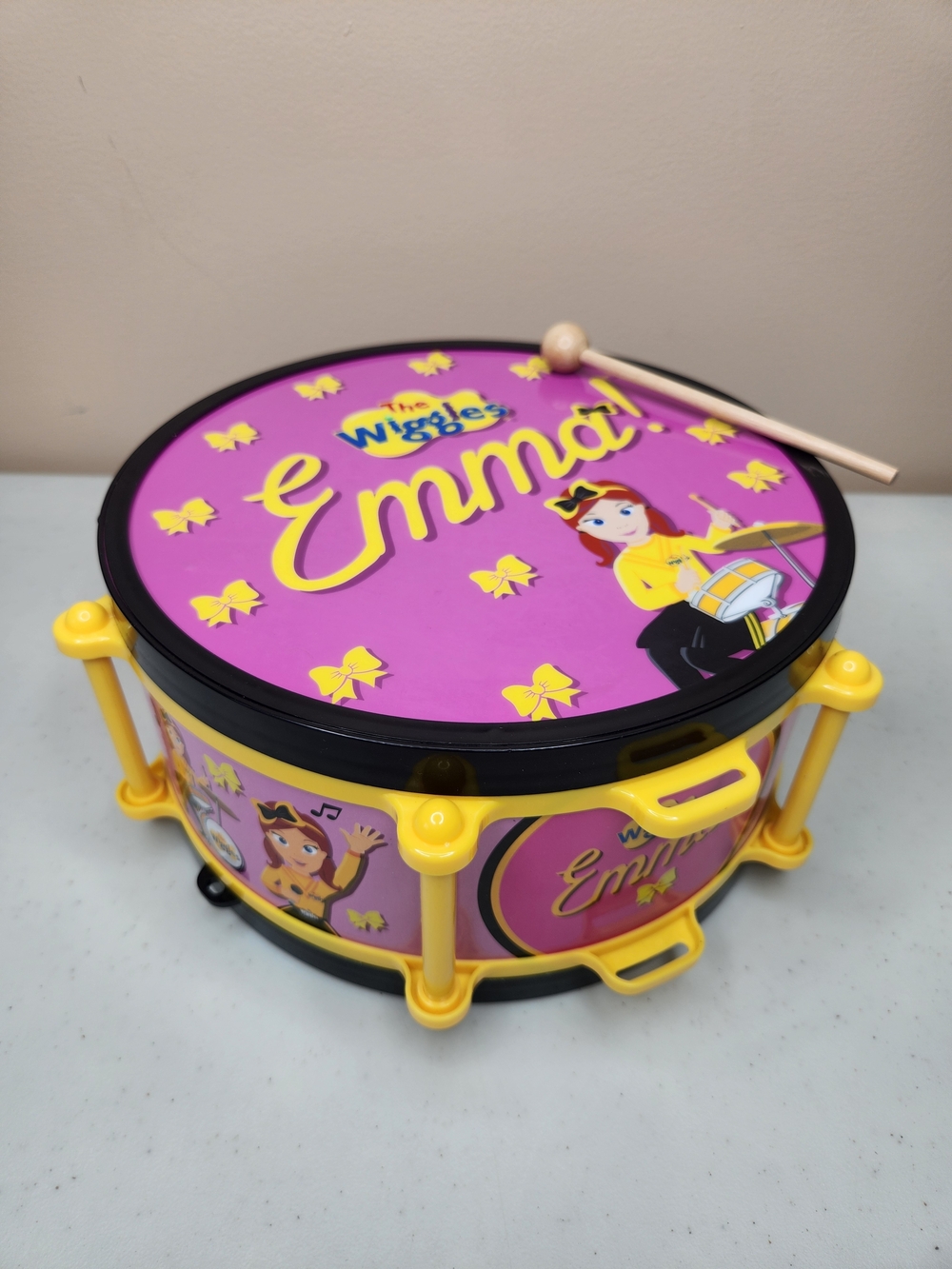 The Wiggles Emma Drum Toy – Kids Musical Instrument 🥁💛